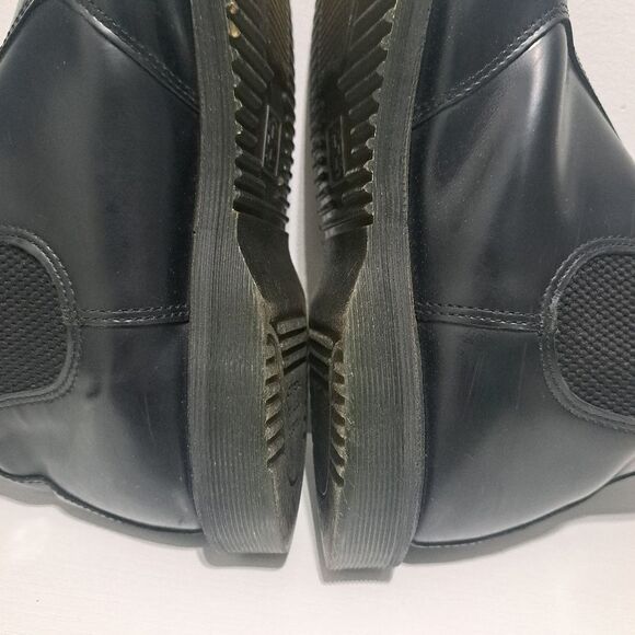 Dr. Martens Flora Smooth Chelsea Y2K Goth Boots Size 9 Black - Picture 12 of 16